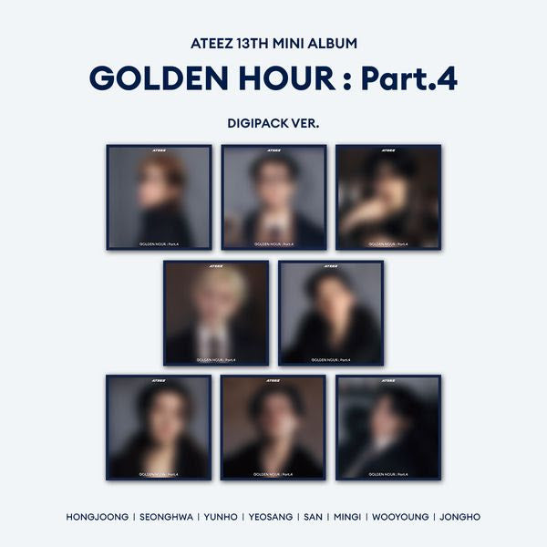 ATEEZ - 13th Mini Album [GOLDEN HOUR : Part.4] (DIGIPACK Ver.) (Random Ver.)