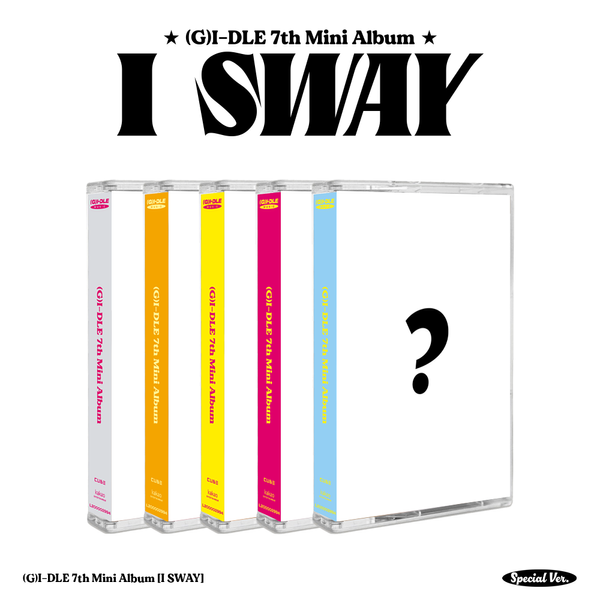 (G)I-DLE - 7th Mini Album [I SWAY] (Special Ver.) (MC Ver.) (Random Ver.)