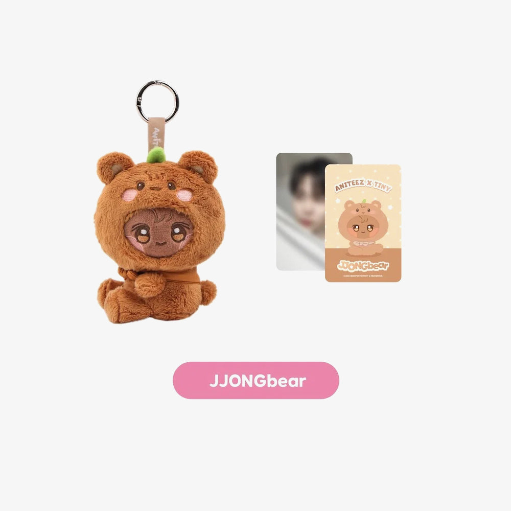 ATEEZ - ANITEEZ X TINY PLUSH KEYRING (JJONGbear) OFFICIAL MD