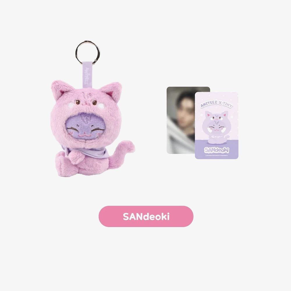 ATEEZ - ANITEEZ X TINY PLUSH KEYRING (SANdeoki) OFFICIAL MD