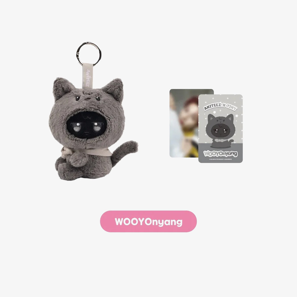 ATEEZ - ANITEEZ X TINY PLUSH KEYRING (WOOYOnyang) OFFICIAL MD