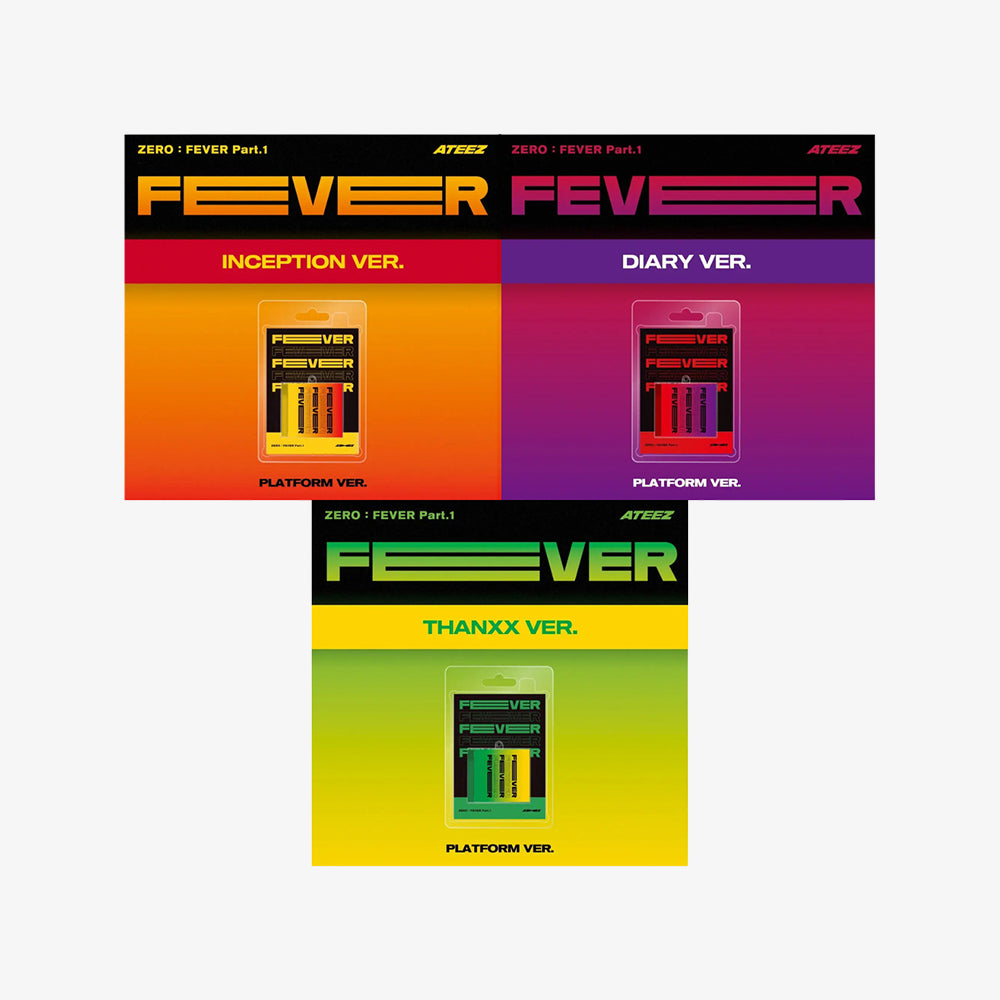 ATEEZ - REPACKAGE [ZERO : FEVER Part. 1] (Platform ver.) (3 TYPES RANDOM)