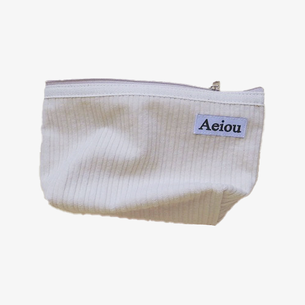 Aeiou POUCH (L) Popcorn Corduroy