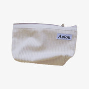 Pochette Aeiou (L) Popcorn en velours côtelé