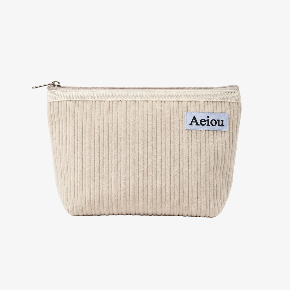Aeiou POUCH (L) Popcorn Corduroy