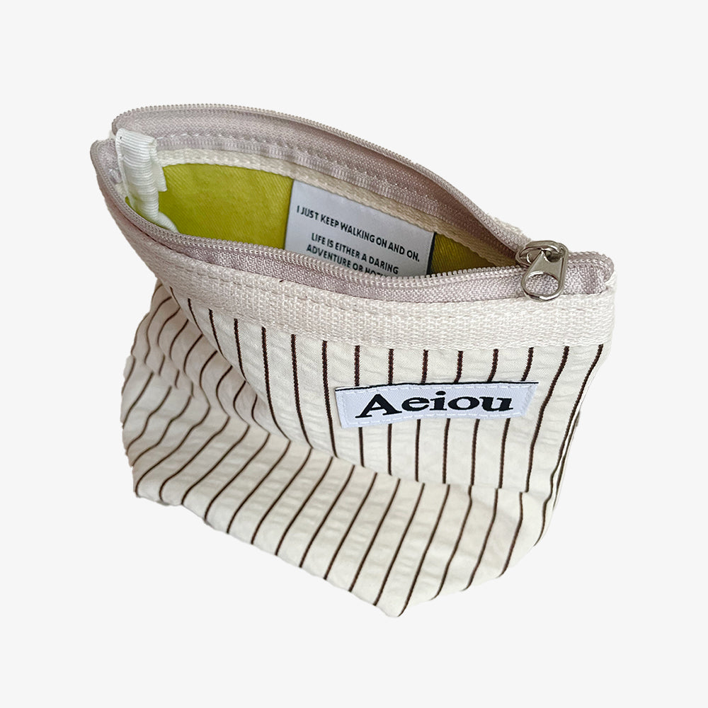 Aeiou POUCH (M) Bambi Stripe