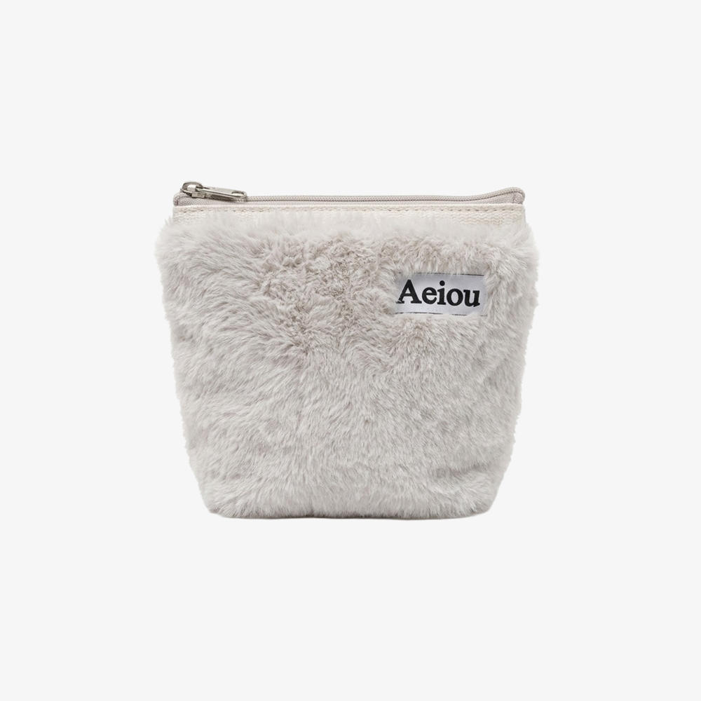 Aeiou POUCH (M) Fur Sand Dune
