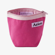 Pochette Aeiou (M) Rose pastèque
