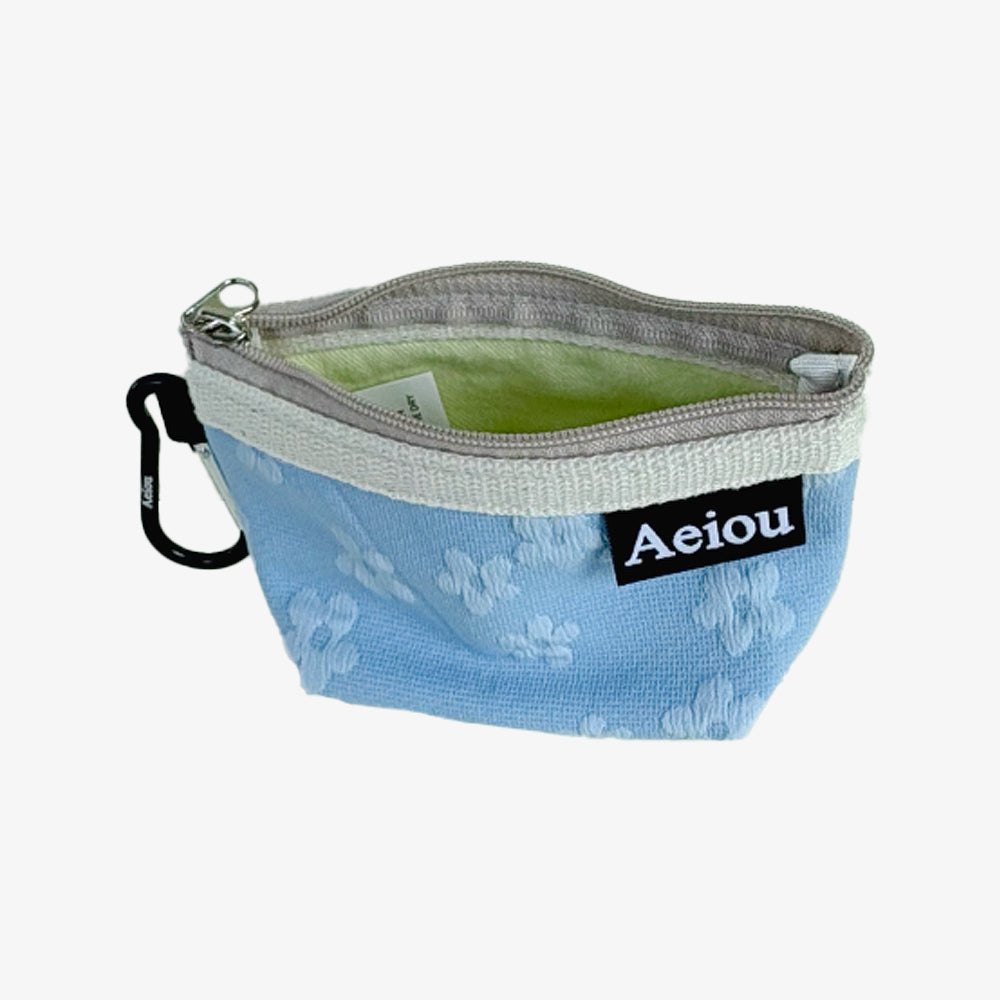 Aeiou POUCH (S) Jelly Flower Azul