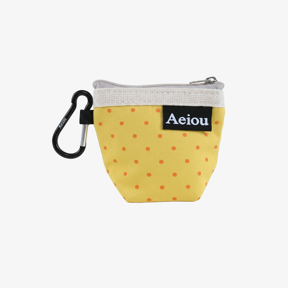 Aeiou POUCH (XS) Mango Orange Dot