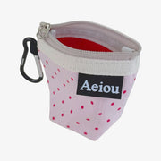 Pochette Aeiou (XS) Fraise à pois rouges