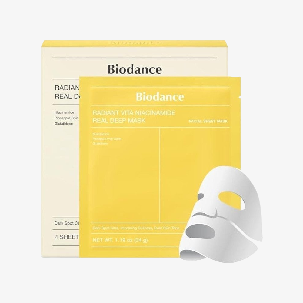 BIODANCE [EU]Radiant Vita Niacinamide Real Deep Mask 1Box (34g*4ea)