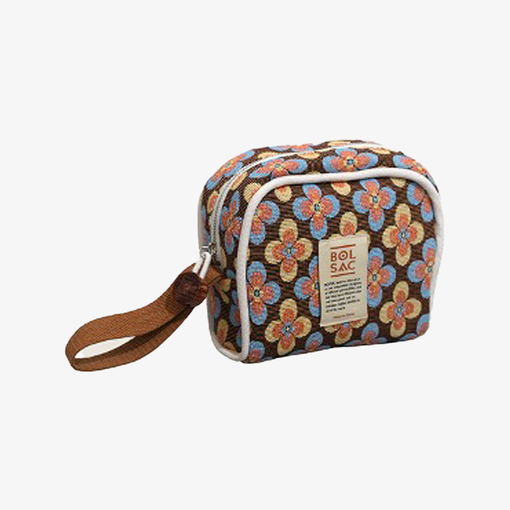 BOLSAC antique handy pouch _ apricot