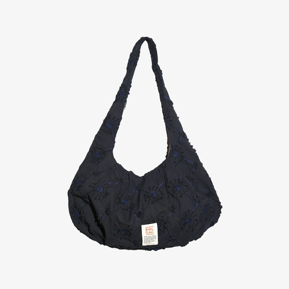 BOLSAC bloom shoulder bag_soft black