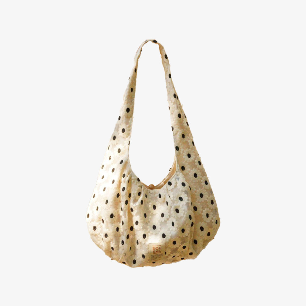 BOLSAC bloom shoulder bag_white flower