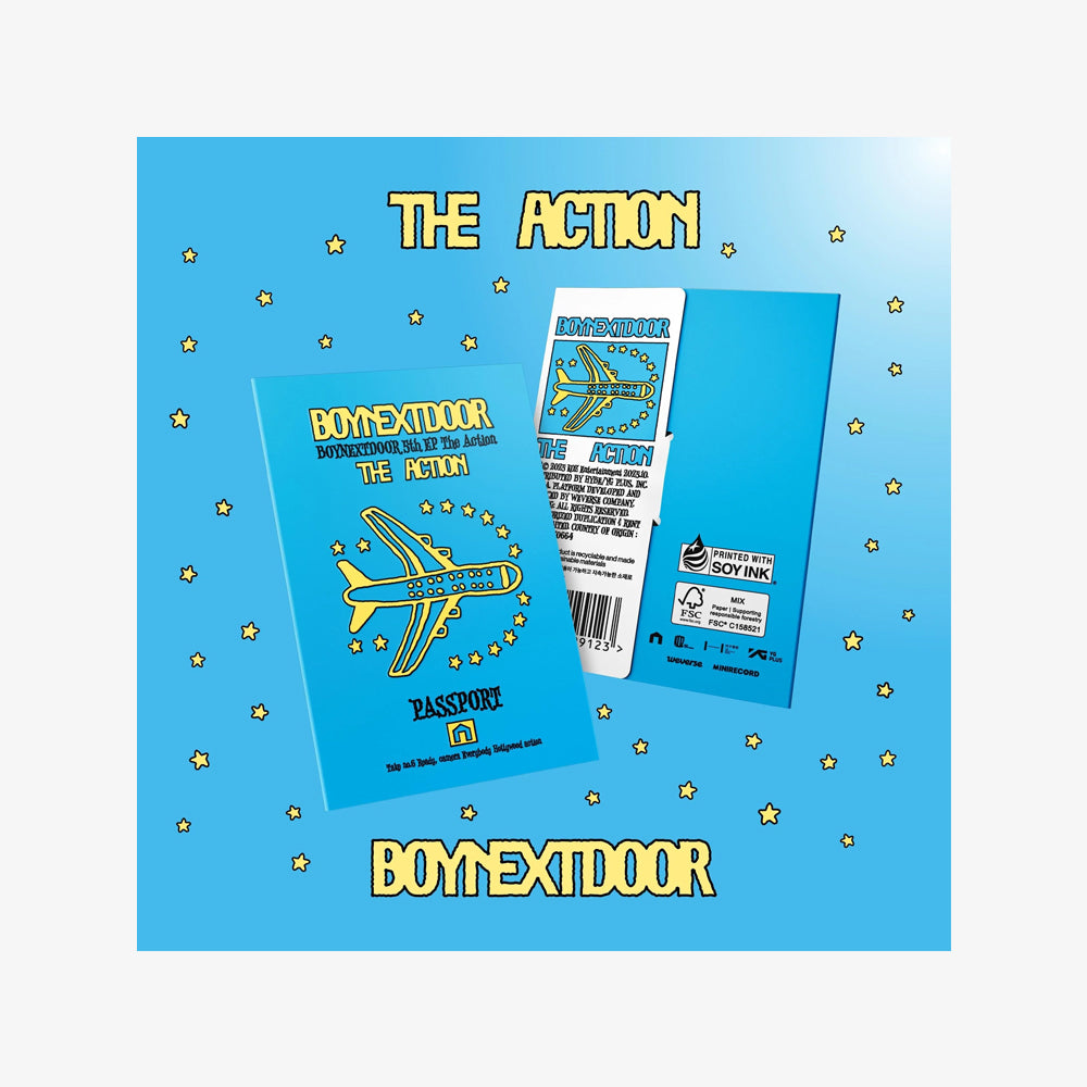 BOYNEXTDOOR - 5th EP Album [The Action] (Weverse Albums ver.)