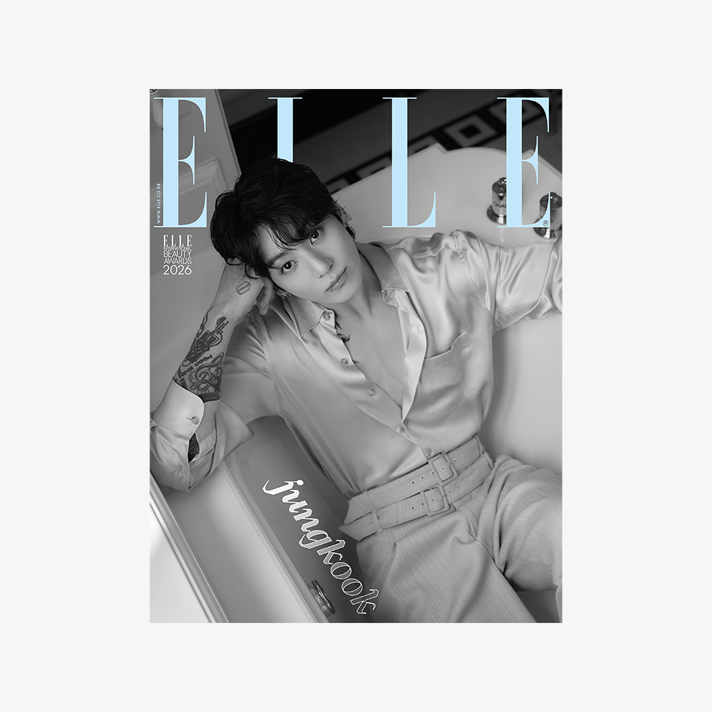 BTS JUNG KOOK - ELLE MAGAZINE 2026 JANUARY ISSUE COVER A