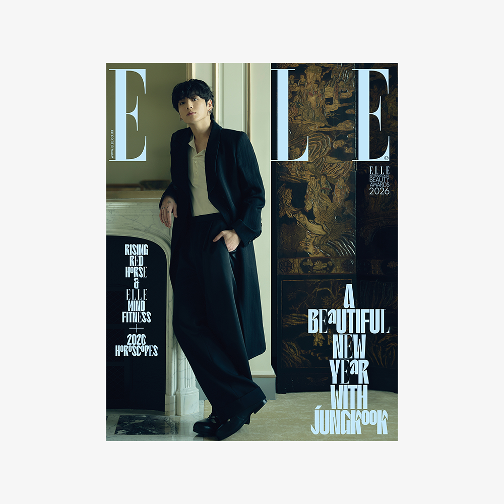BTS JUNG KOOK - ELLE MAGAZINE 2026 JANUARY ISSUE COVER G