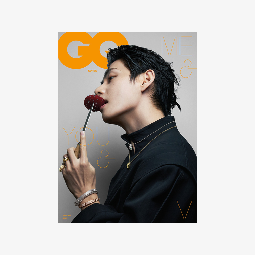 BTS V - GQ MAGAZINE FEBRUARY 2026 ISSUE COVER D