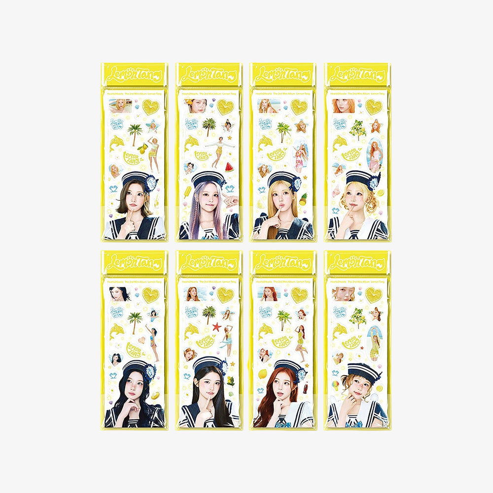 Hearts2Hearts - 2nd mini album [Lemon Tang] (Sticker Ver.) (Smart Album) (8 TYPES Random)