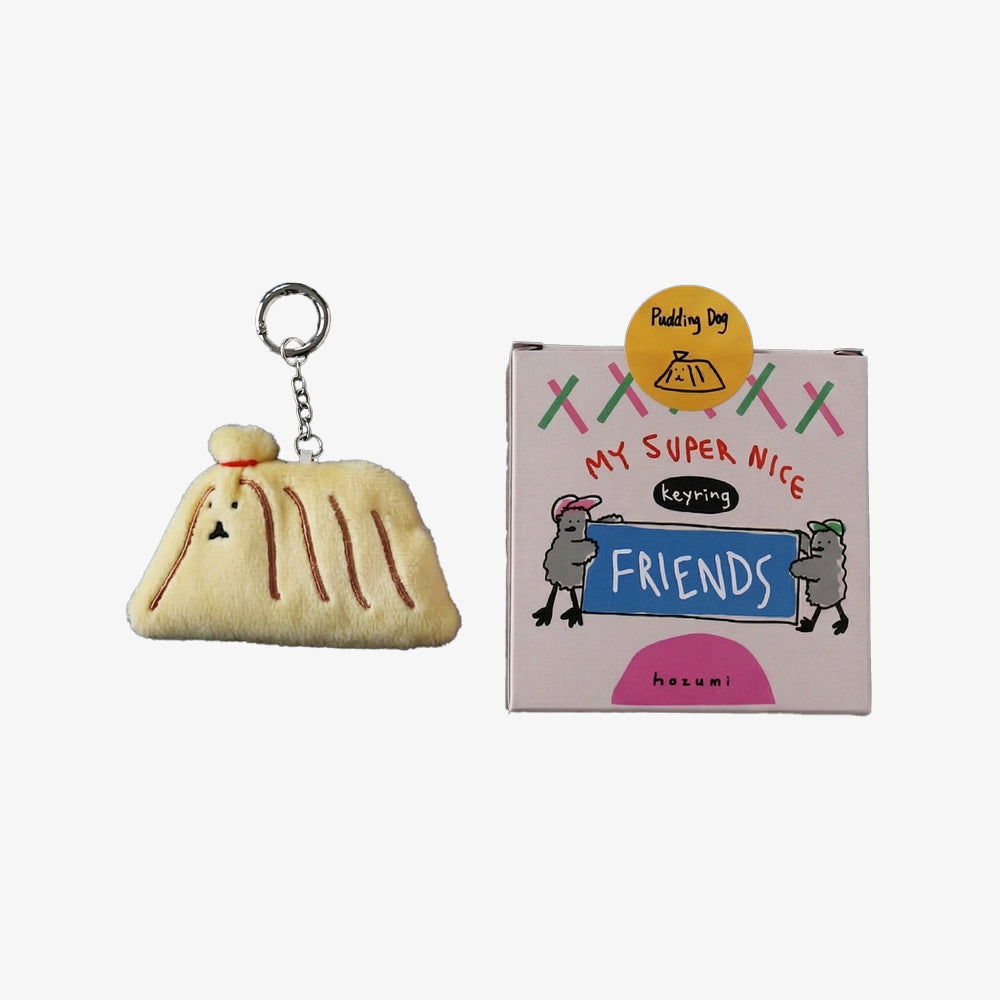 Hozumi Keyring pudding dog
