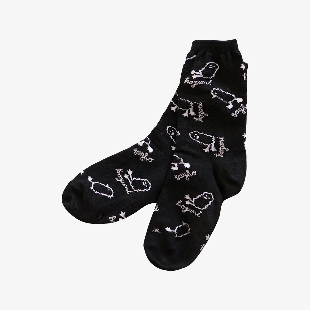 Hozumi fashion sayho socks_black