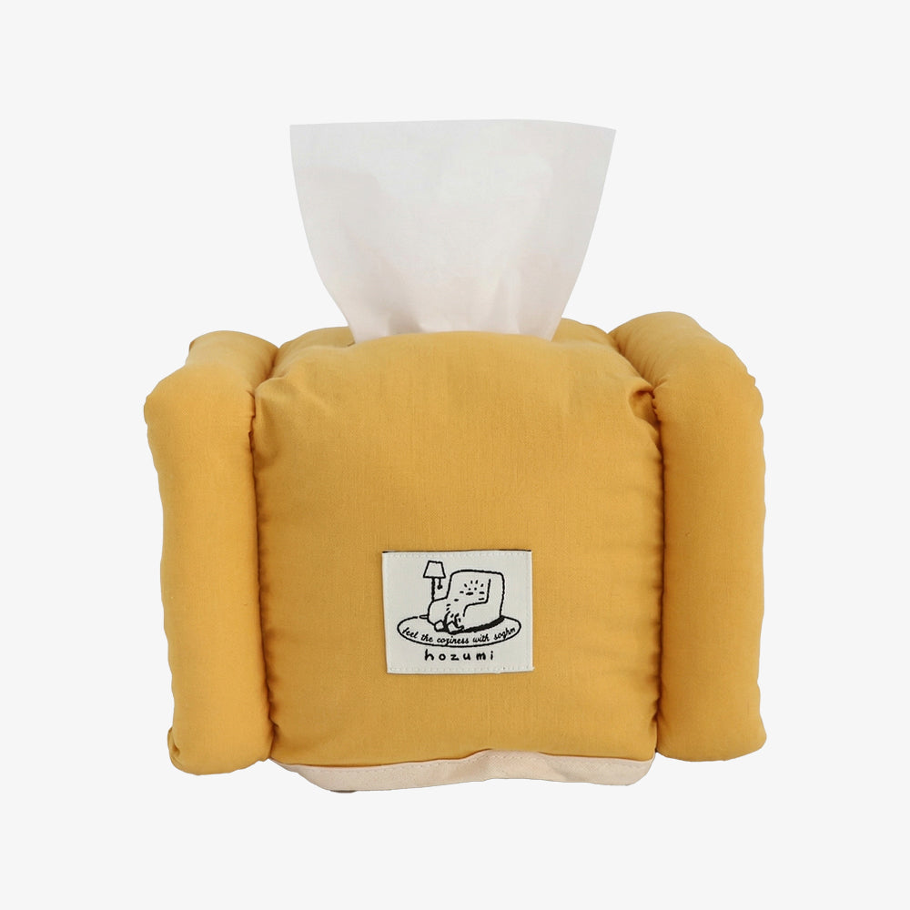 Hozumi home cloud tissuecase_mustard
