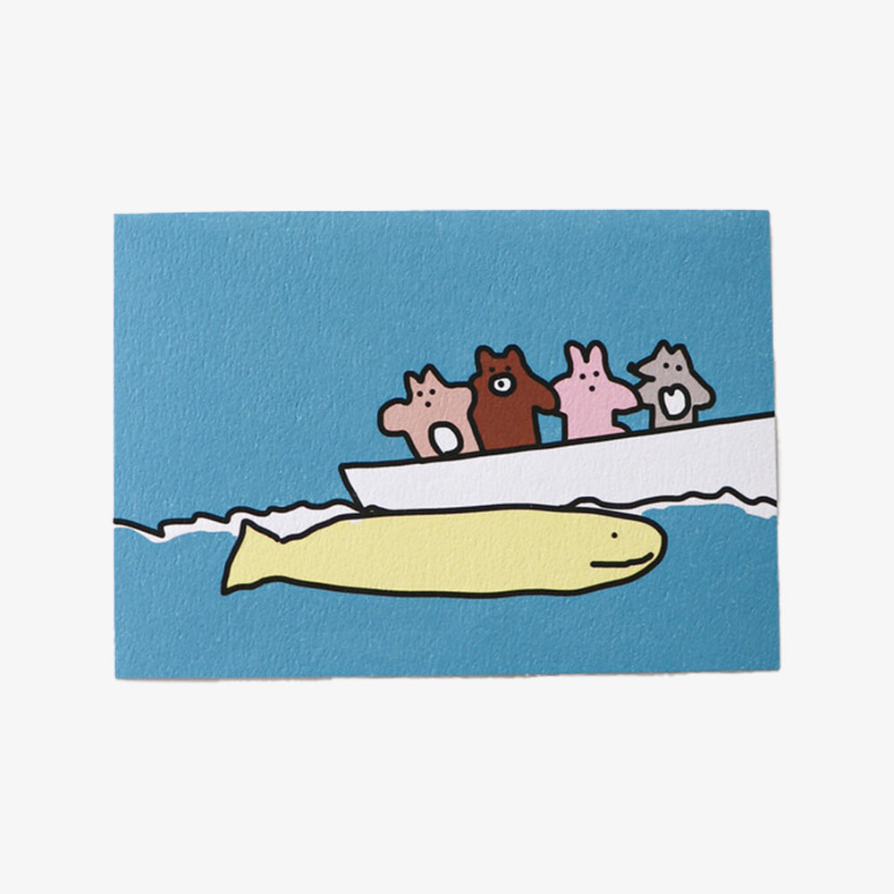 Hozumi stationery bigfish postcard