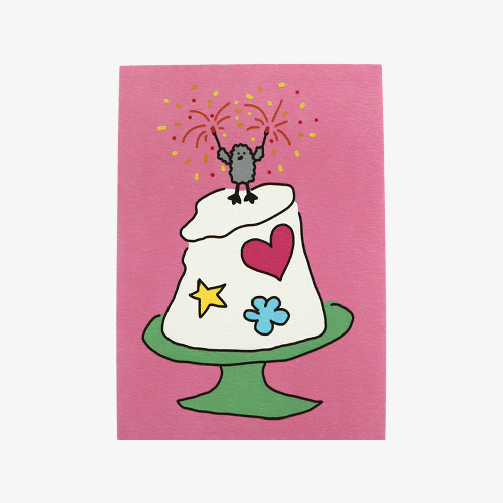 Hozumi stationery cake postcard