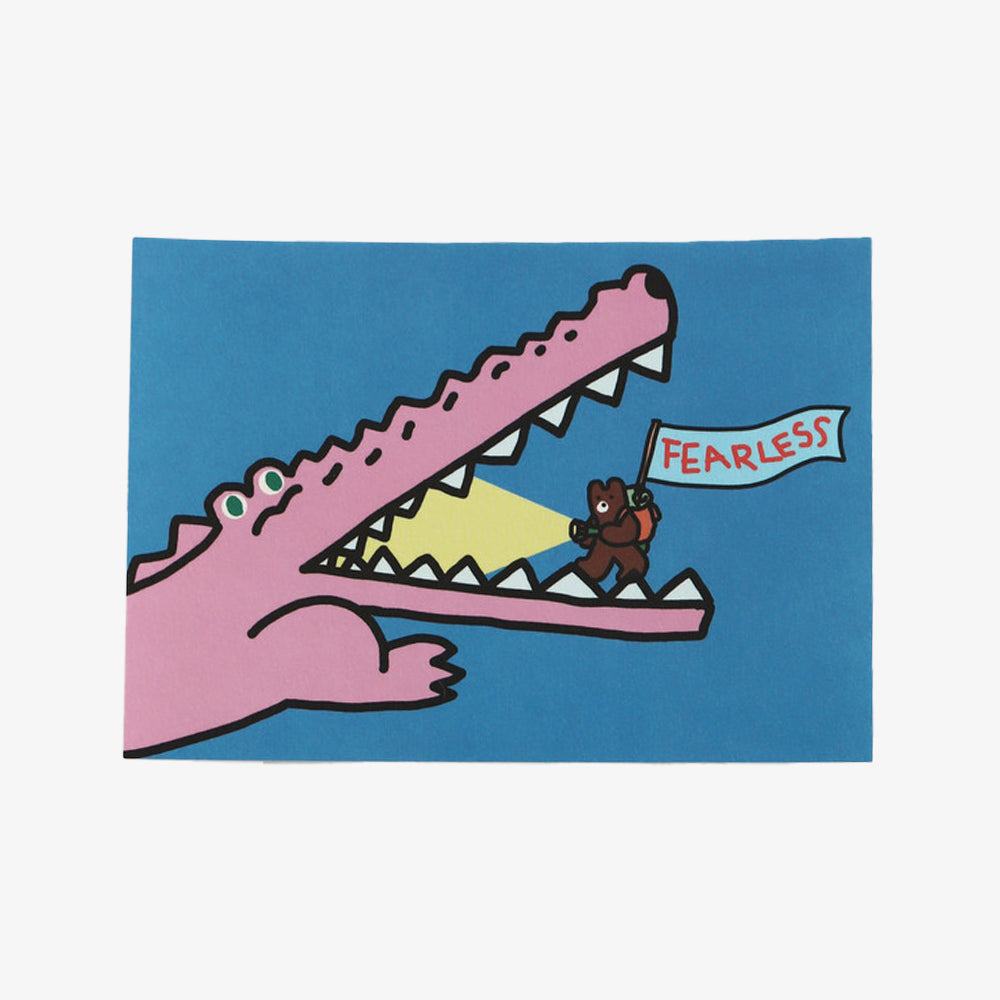 Hozumi stationery fearless postcard