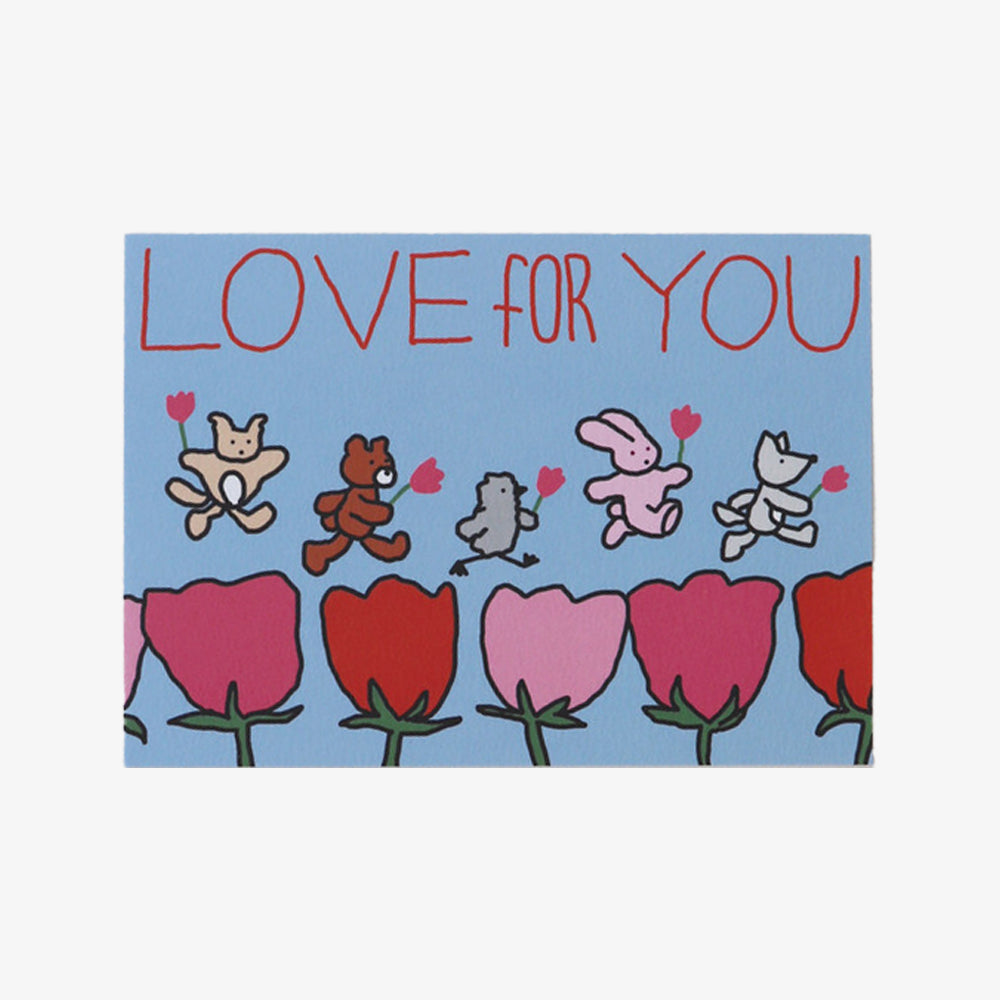 Hozumi stationery loveforyou postcard