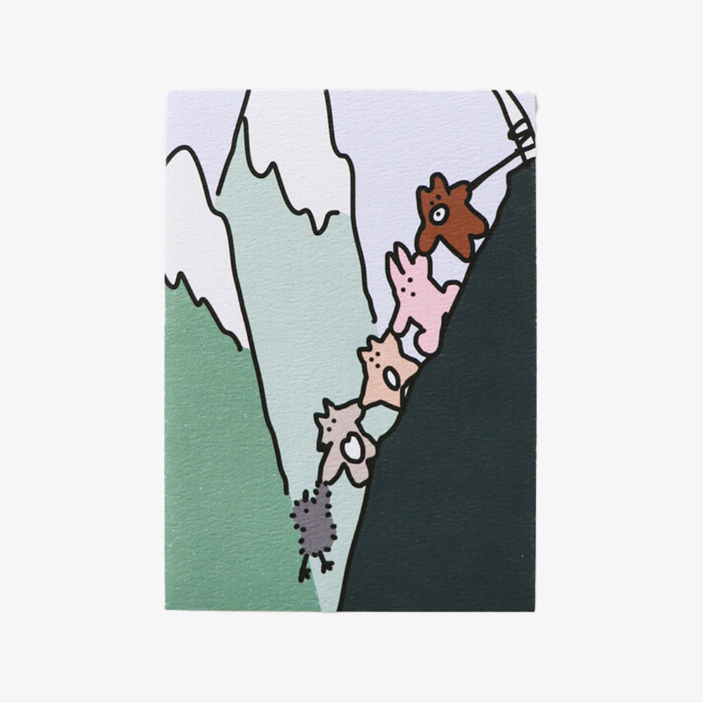 Hozumi stationery moutain postcard