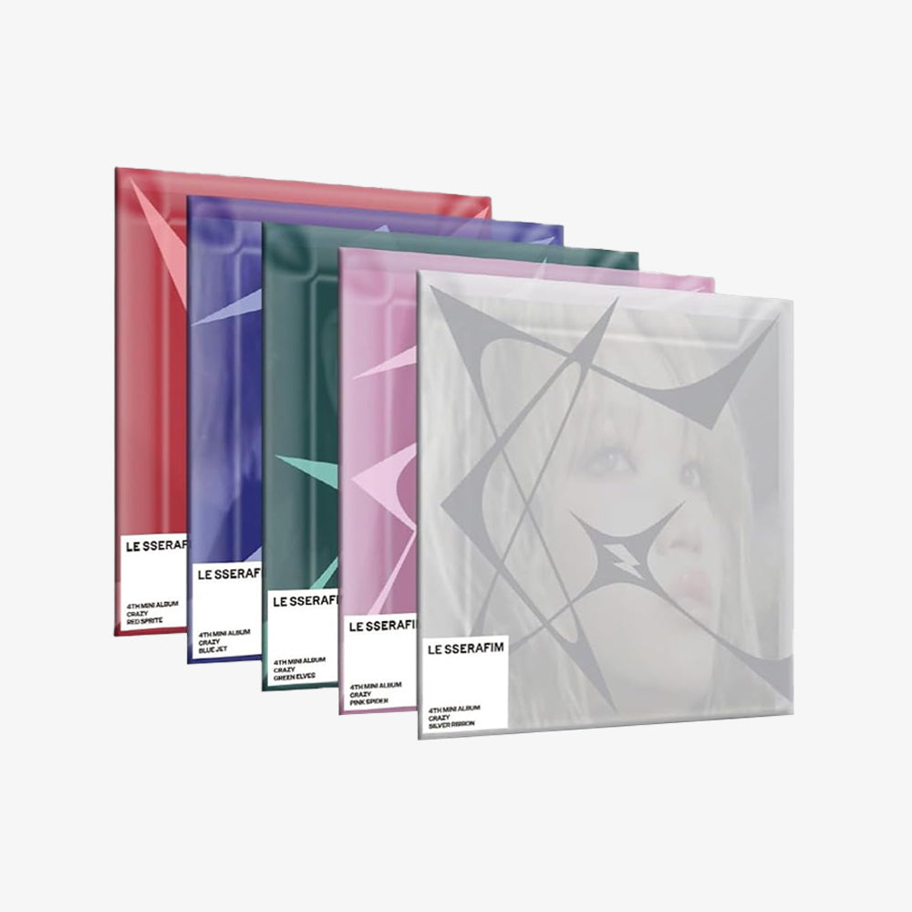 LE SSERAFIM - 4th Mini Album [CRAZY] (COMPACT Ver.) (Random Ver.)