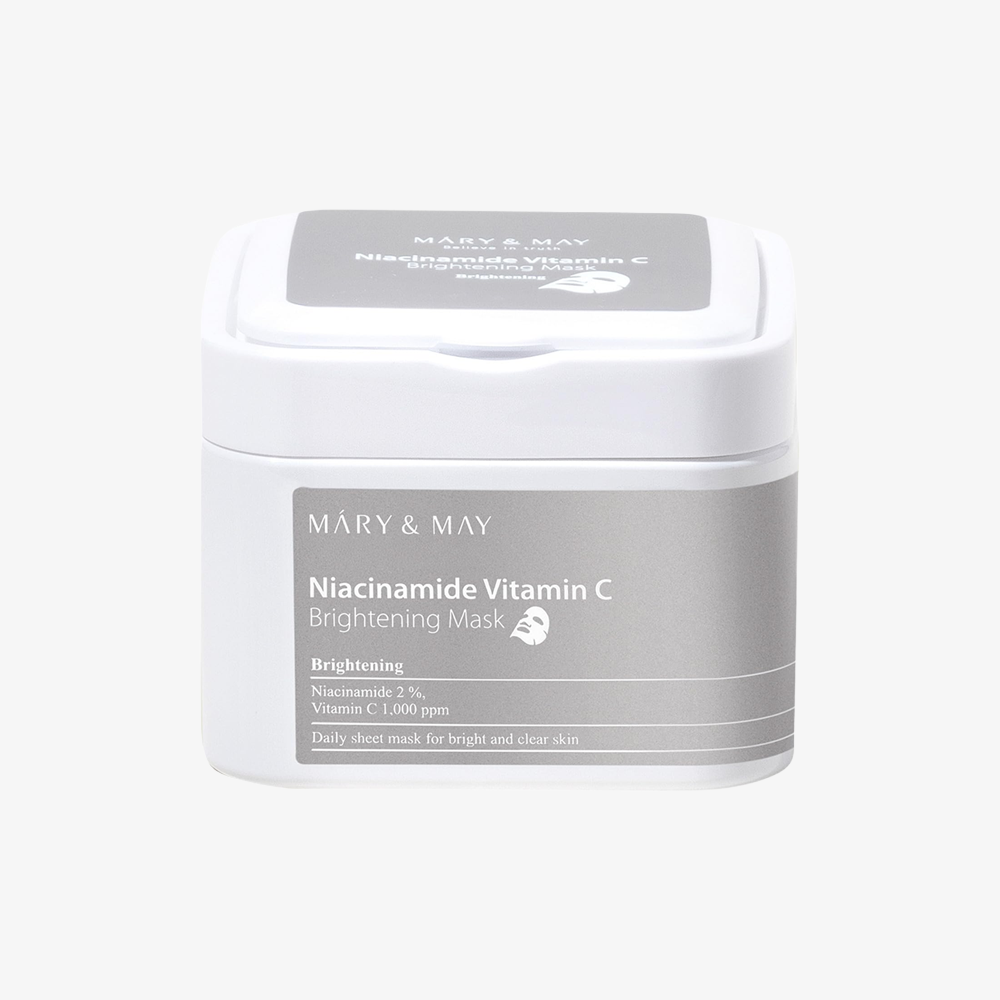 Mary&May (RENEW) (30pcs) Niacinanide Vitamin C Brightening Mask