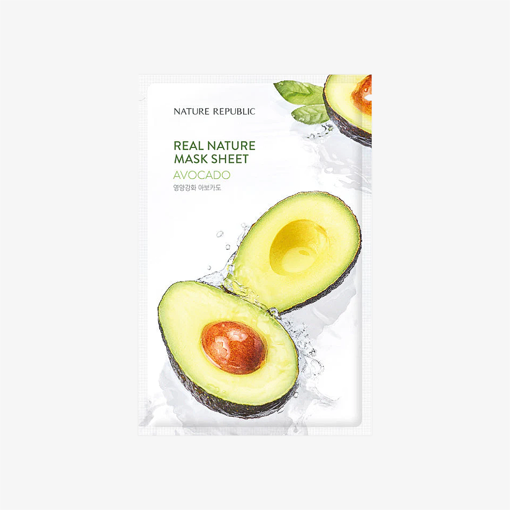 Nature Republic (EU) REAL NATURE SHEET MASK AVOCADO 23ml