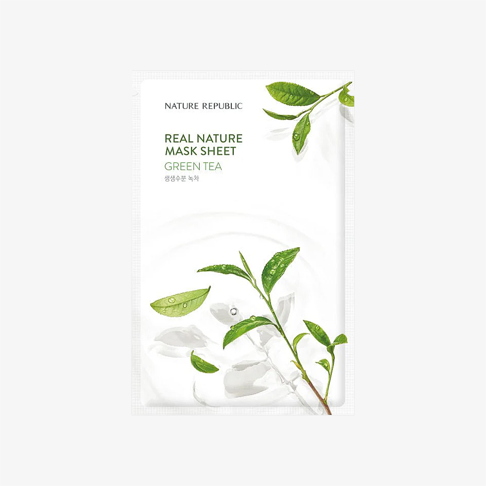 Nature Republic (EU) REAL NATURE SHEET MASK GREEN TEA 23ml