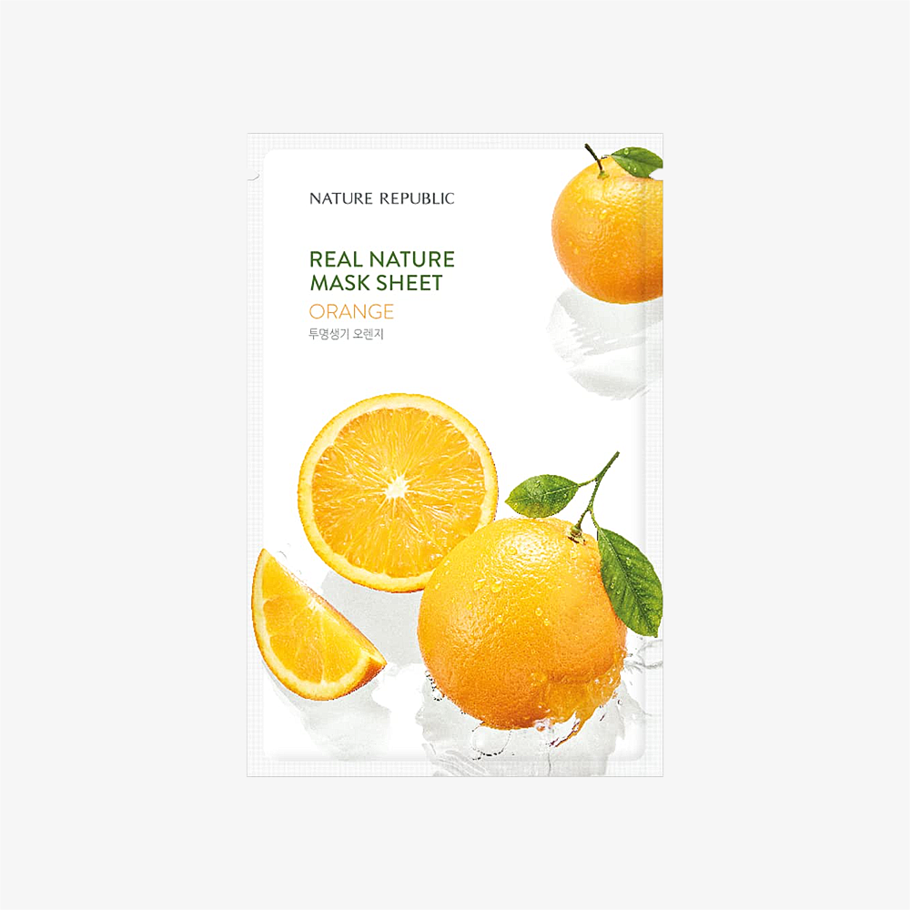 Nature Republic (EU) Real Nature Mask Sheet/ Orange 23ml