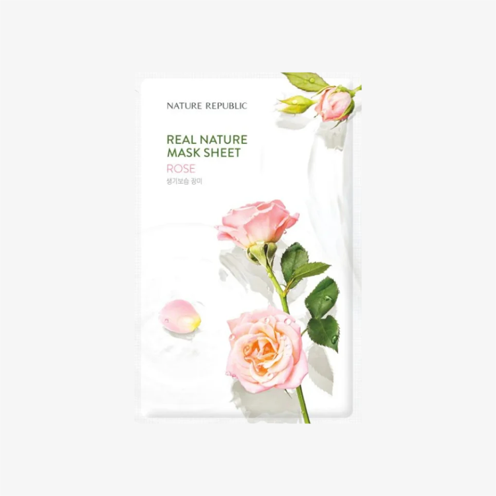 Nature Republic (EU) Real Nature Mask Sheet/ Rose 23ml