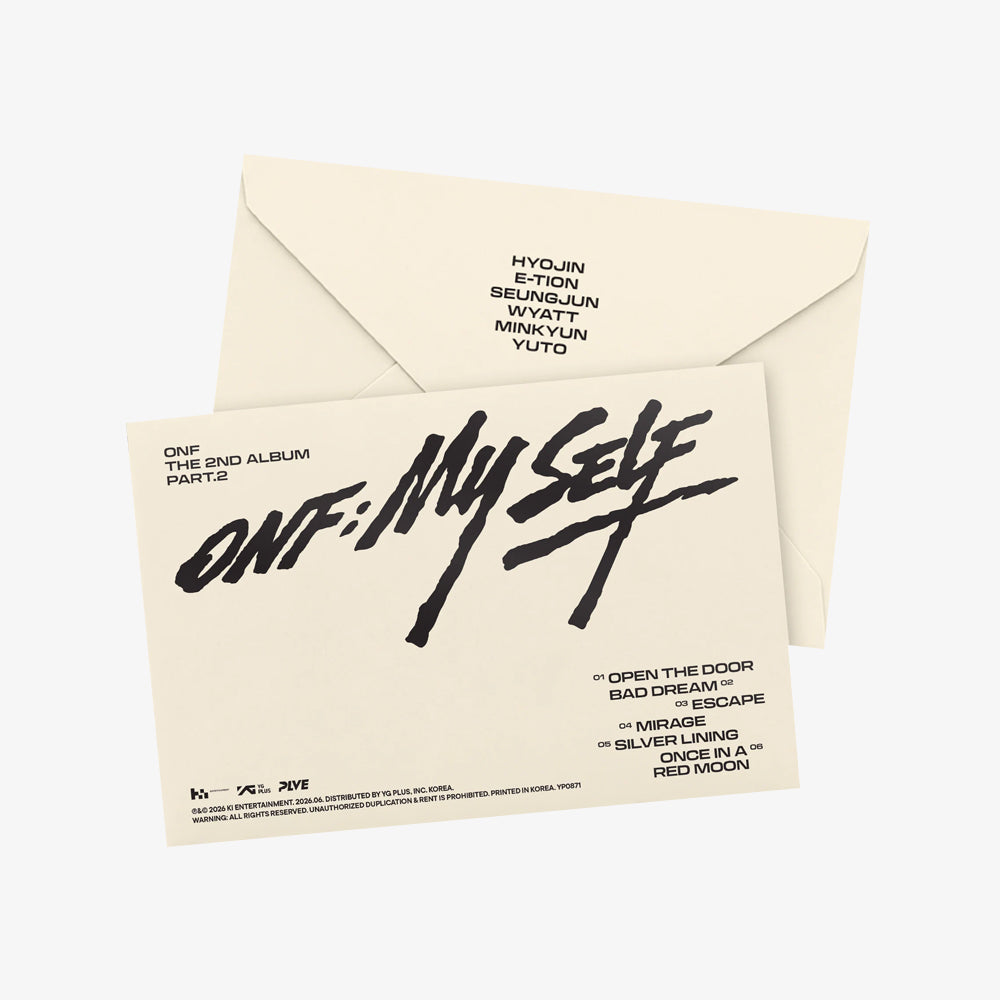 ONF 2nd Full Album Part.2 [ONF:MY SELF] (PLATFORM Ver.)