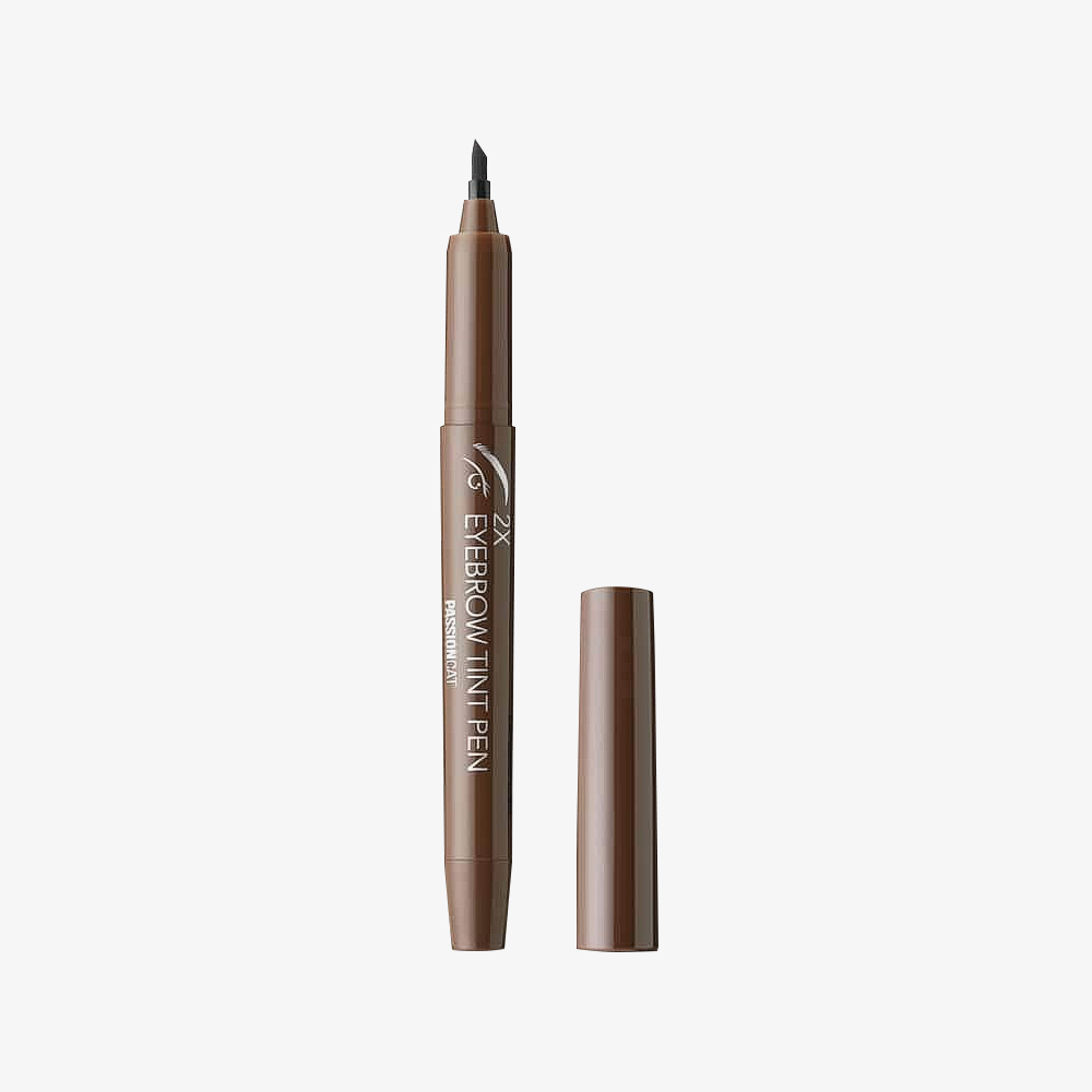 Lápiz de cejas Passioncat 2X N.° 2 Marrón natural