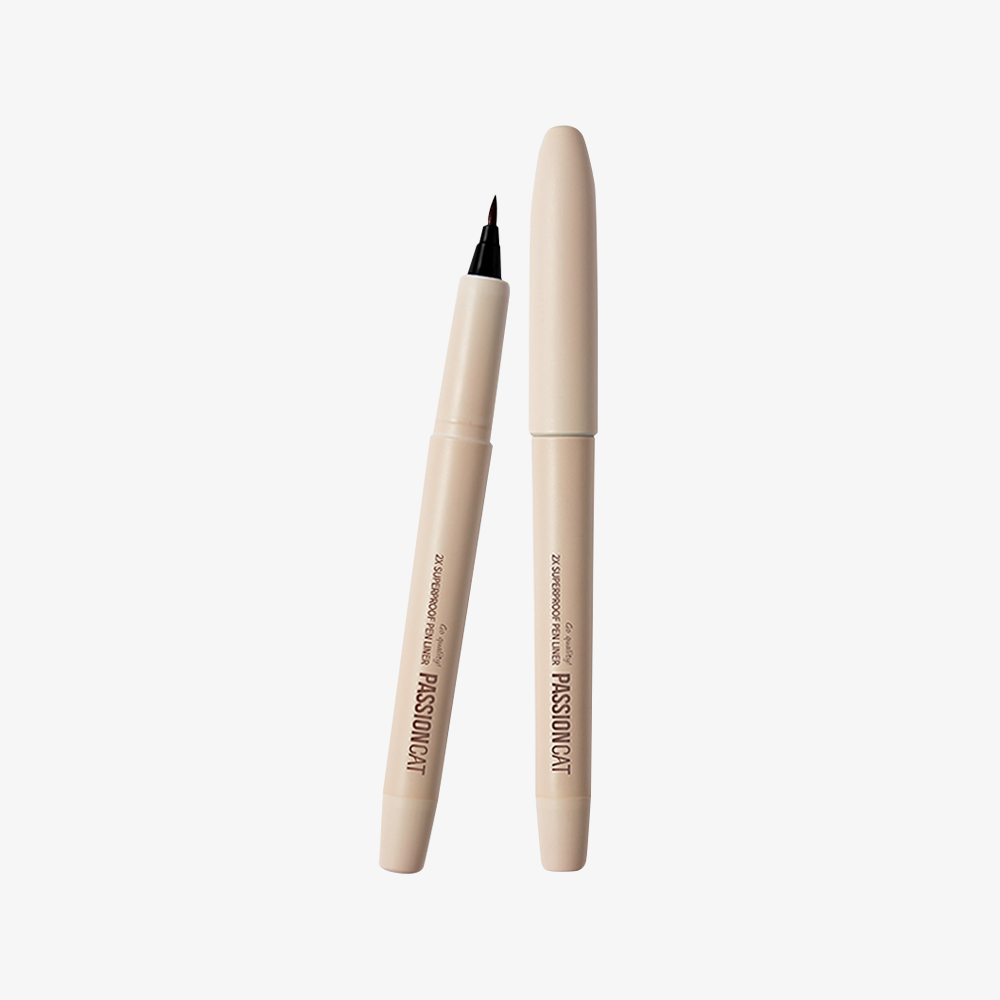 Delineador de ojos en bolígrafo PASSIONCAT 2X SUPERPROOF n.° 2, marrón vegano