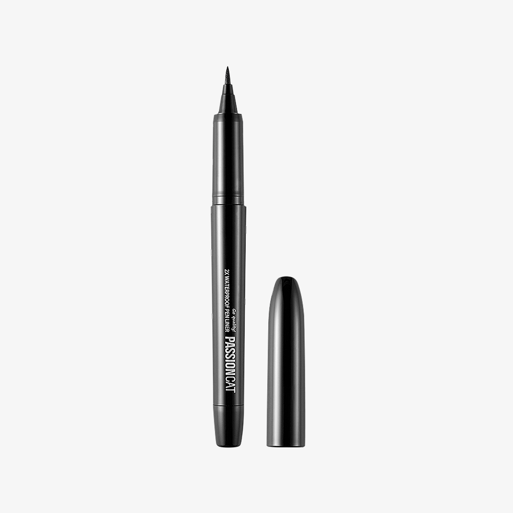 Delineador de ojos impermeable PASSIONCAT 2X n.° 1 negro