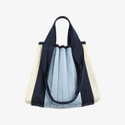 SAC CABAS PLEATSMAMA 2-EN-1 BLEU