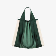 SAC CABAS PLEATSMAMA 2-EN-1 VERT FONCÉ