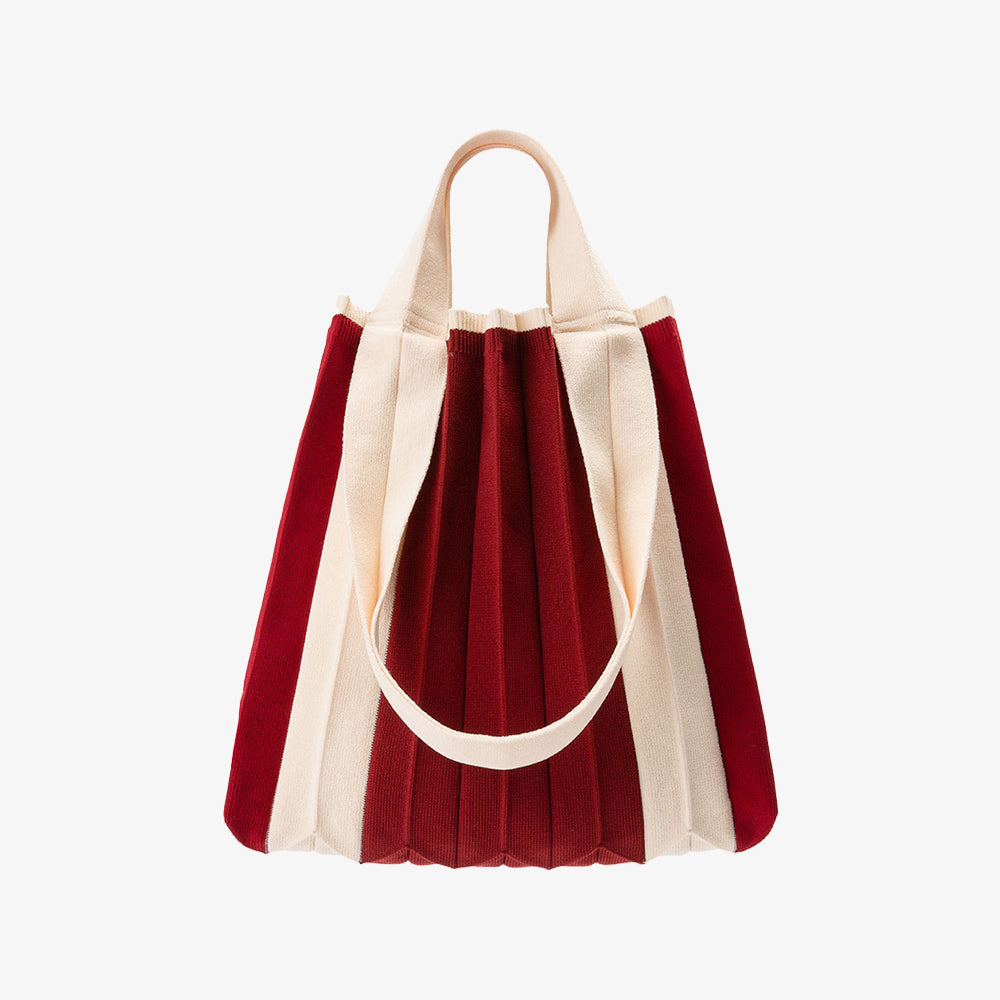 SAC CABAS PLEATSMAMA 2-EN-1 ROUGE