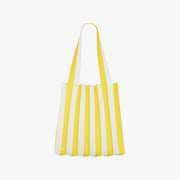 SAC CABAS PLEATSMAMA 2-EN-1 À RAYURES JAUNES