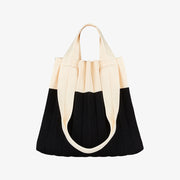 SAC CABAS PLEATSMAMA 2 EN 1 BLANC ET NOIR
