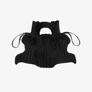 SAC PLEATSMAMA GRAND NŒUD À PAILLETTES NOIR À PAILLETTES