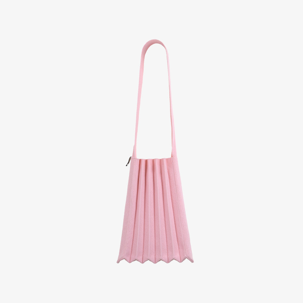 PLEATSMAMA LITE SHOULDER BAG LIGHT PINK