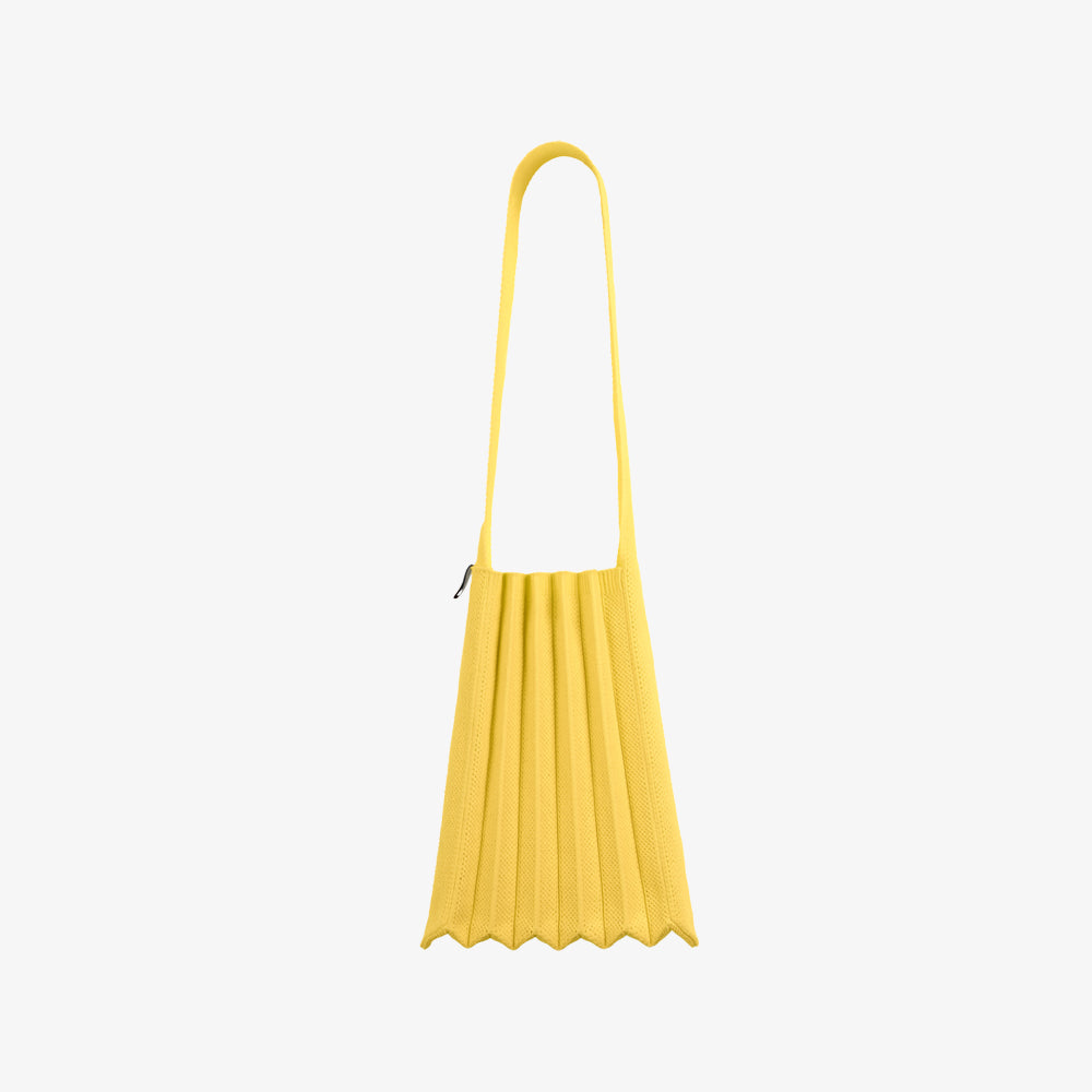 PLEATSMAMA LITE SHOULDER BAG YELLOW